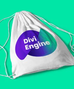 Divi Engine String Bag (Big Logo)